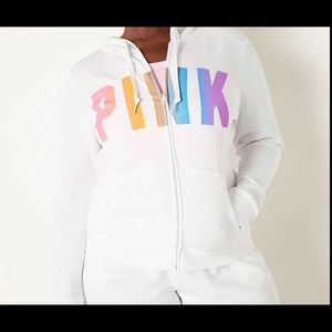 Pink Victoria’s Secret cute hoodie sweatshirt xl